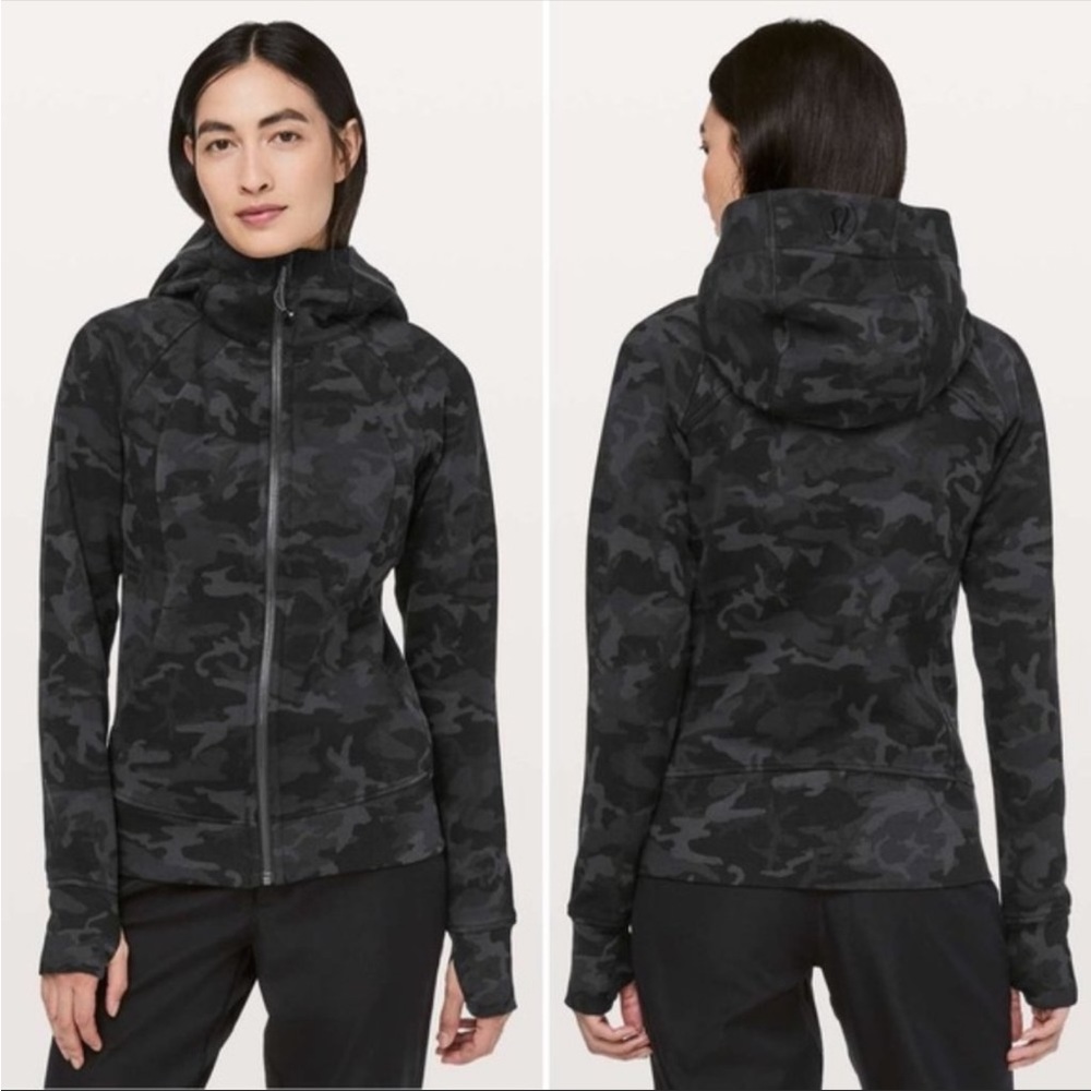Lululemon Camo Scuba Zip-Up Jacket